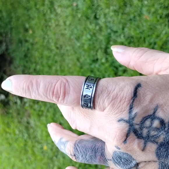 Evil Pawn Jewelry Planet Stainless Steel Ring Astrology - Picture 3 of 6